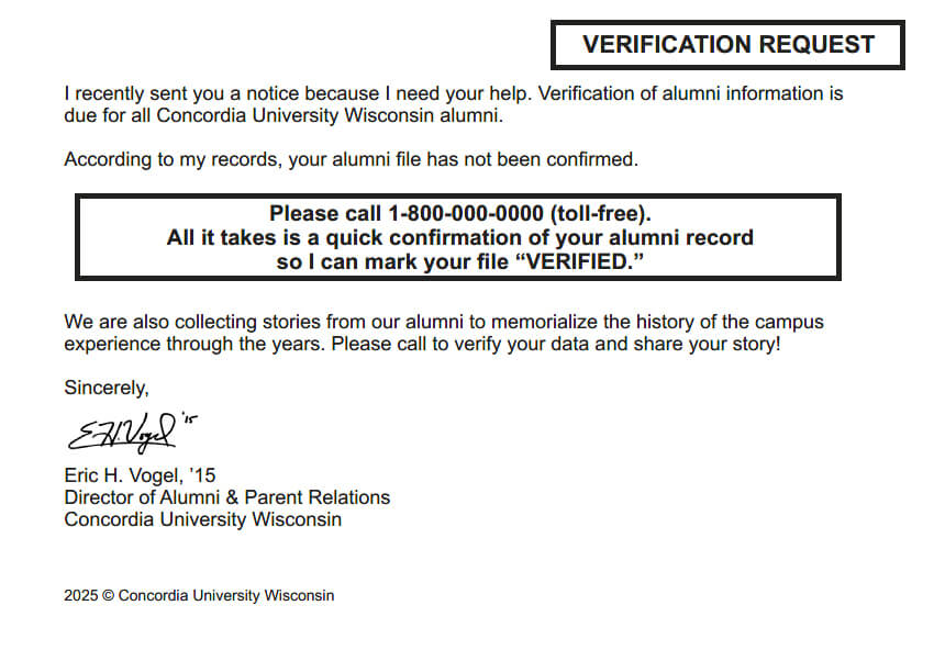 Example Popst Card, Back